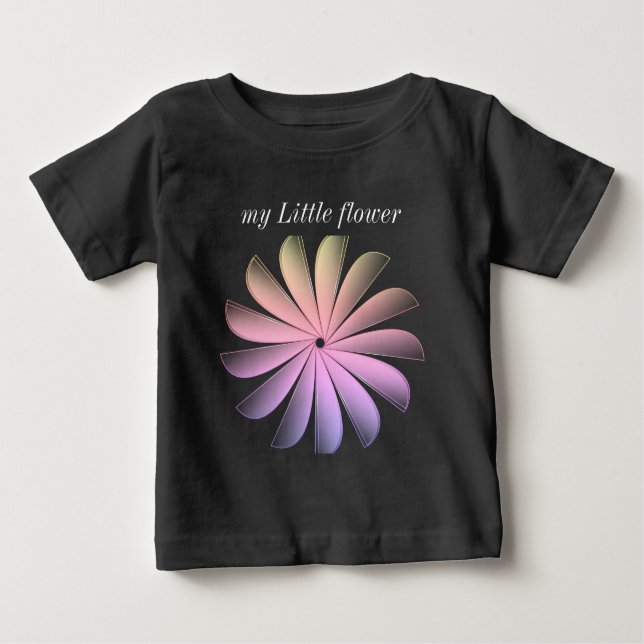 my flower Baby t shirt (Front)