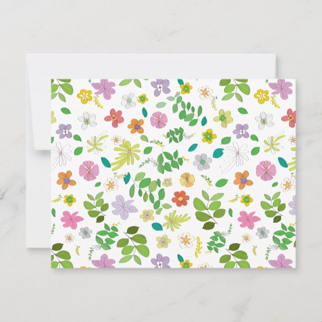 My Flower Design 6 Card (Front)