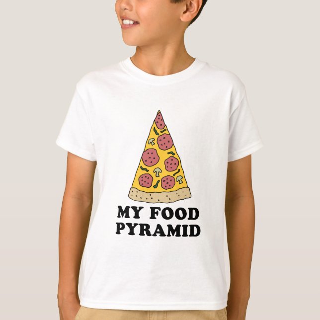 My Food Pyramid T-Shirt (Front)