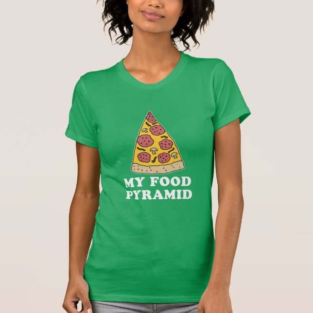 My Food Pyramid T-Shirt (Front)