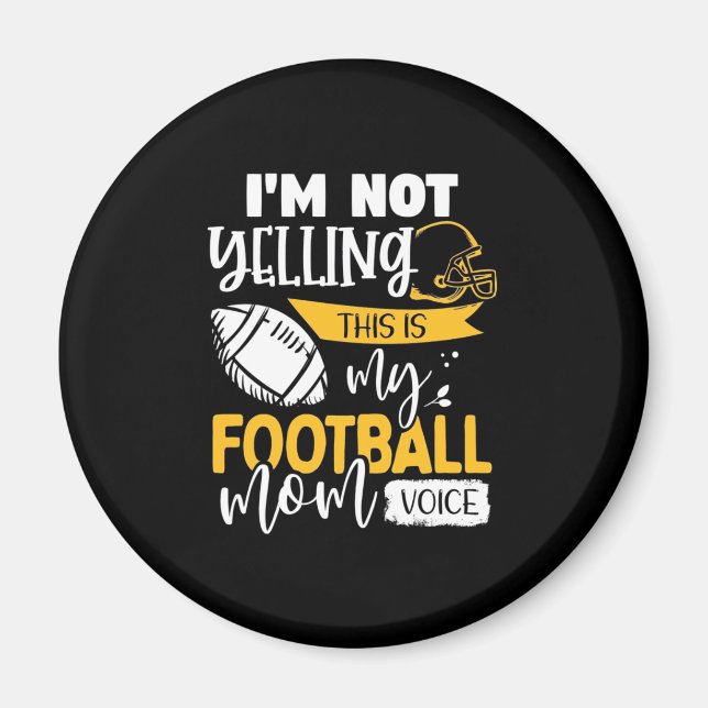 My Football Mum Voice Magnet (Front)