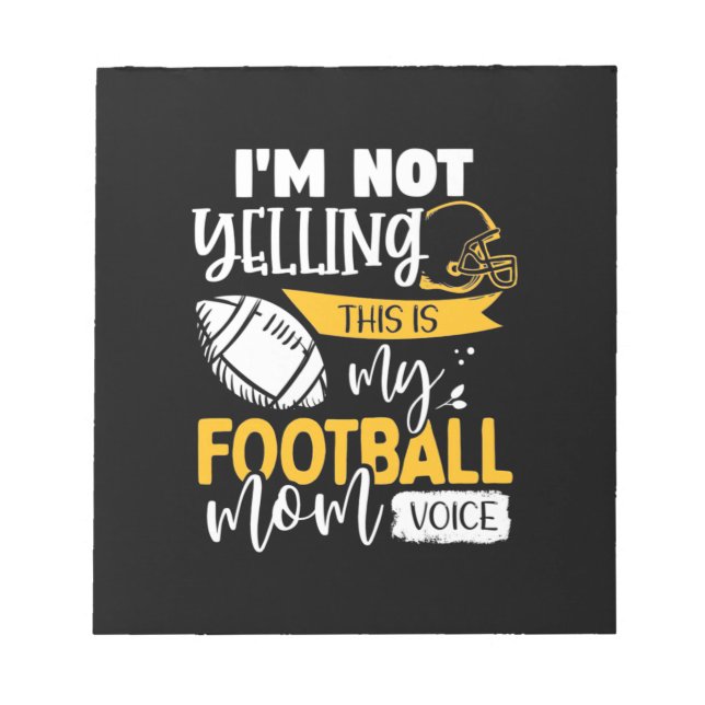My Football Mum Voice Notepad (Front)