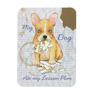My French Bulldog Ate My Lesson Plan Magnet