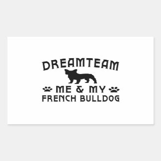 My French Bulldog Dog Rectangular Sticker