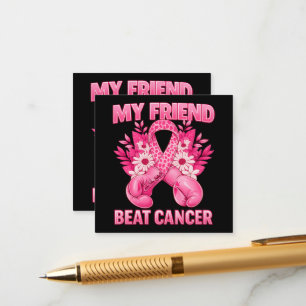 My Friend Beat Cancer Enclosure Card
