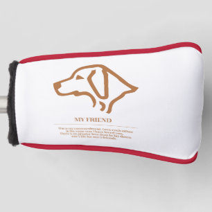 My friend golf head cover