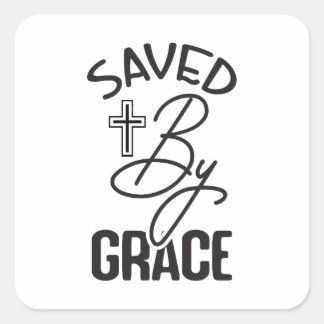 My Friend is Jesus Square Sticker