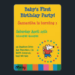 My Friend Maisy Birthday Invitation<br><div class="desc">Maisy is everyone's best friend! Lucy Cousins's adorable,  friendly mouse with her bright red shirt and blue pants will appeal to kids of all ages and interests. This cute and fun design will put a smile on your face.</div>