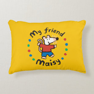 My Friend Maisy Colourful Circle Design Decorative Cushion