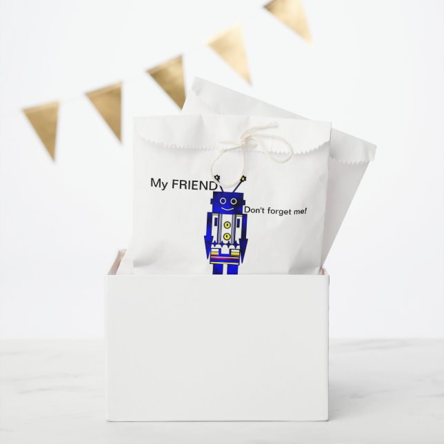 "My FRIEND" Robot Favour Bags (Party)