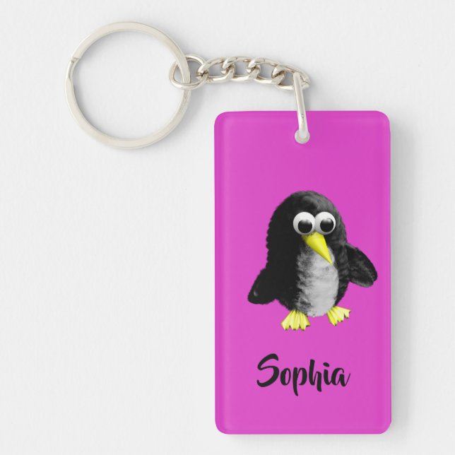My friend the penguin key ring (Front)