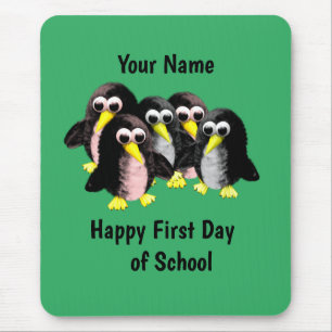 My friend the penguin ,Personalized  for kids   Mouse Pad