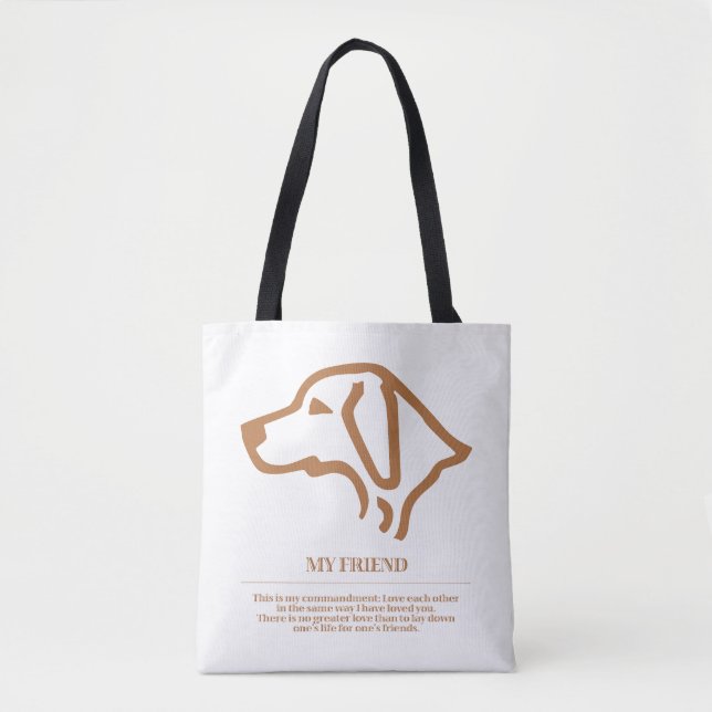 My friend tote bag (Front)