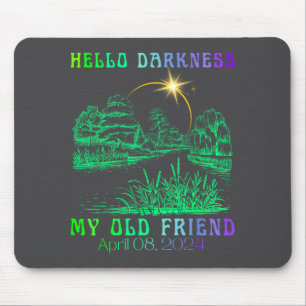 My Funny Hello Darkness Old Friend Solar Mouse Pad