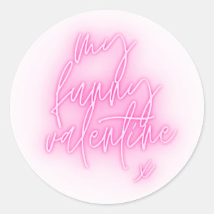 My Funny Valentine Round Sticker