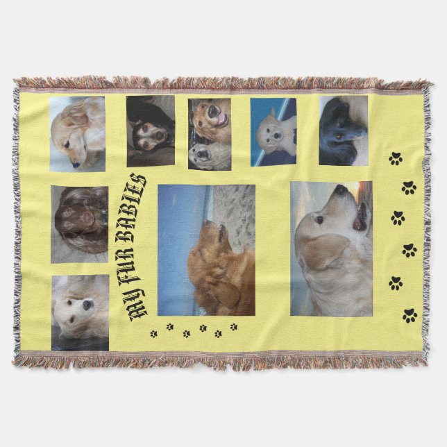 My Fur Babies Throw Blanket (Front)