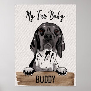 My Fur Baby Abyssinian sand terrier Mom  Poster