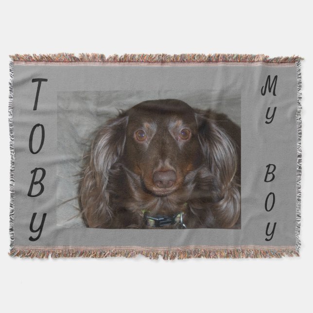 My Fur Baby Throw Blanket (Front)