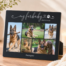 My Furbaby Forever Black Pet Five Photo Keepsake