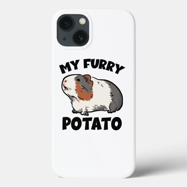 My furry potato guinea pig Case-Mate iPhone case (Back)