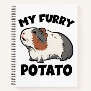 My furry potato guinea pig notebook