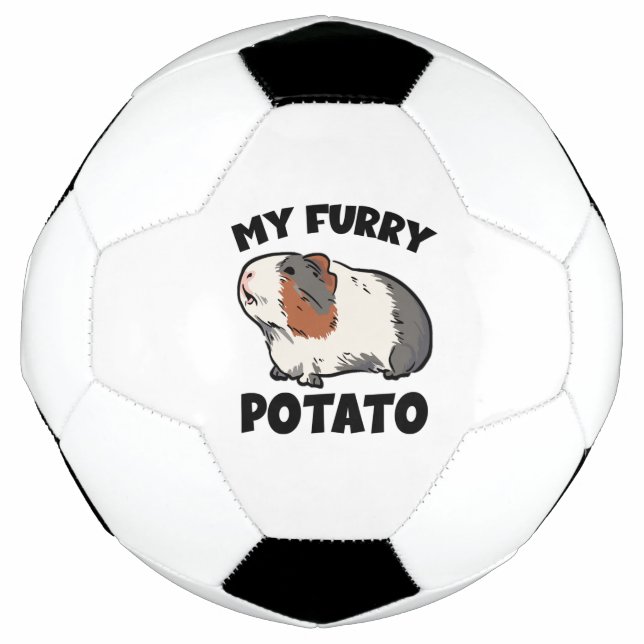 My furry potato guinea pig soccer ball (Front)