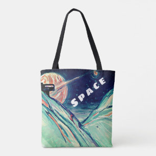 My Future Home in Space, other planet Tote Bag