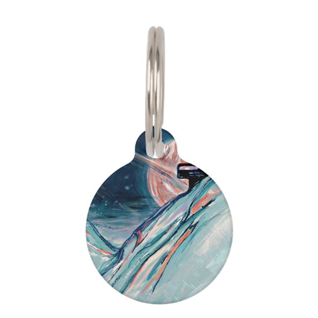 My Future Home in Space Pet Tag (Front)