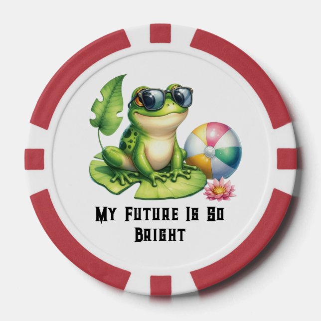 My Future is so bright Poker Chips (Front)