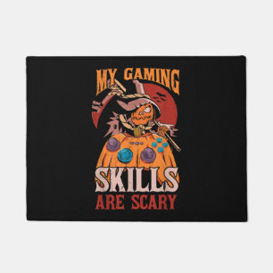 My Gaming Skills Are Scary Halloween For Men Women Doormat