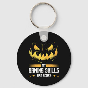 My Gaming Skills Are Scary Halloween For Men Women Key Ring