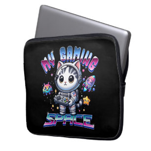 MY GAMING SPACE - KAWAII SPACE CAT LAPTOP SLEEVE