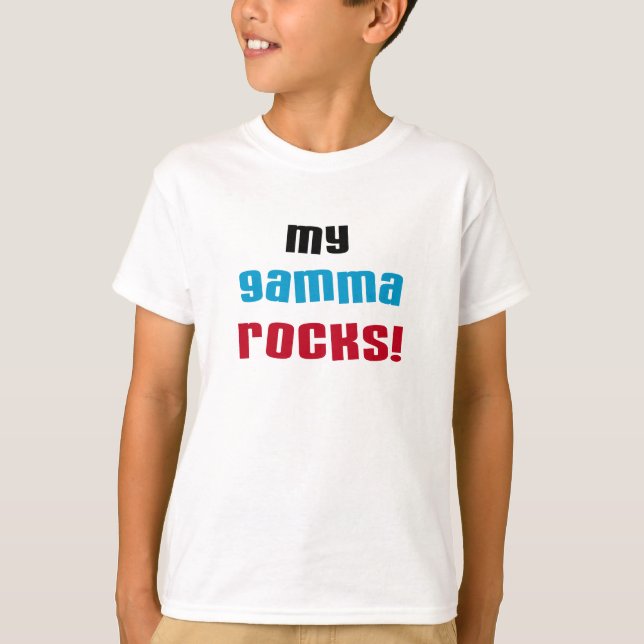 My Gamma Rocks T-shirts and Gifts (Front)