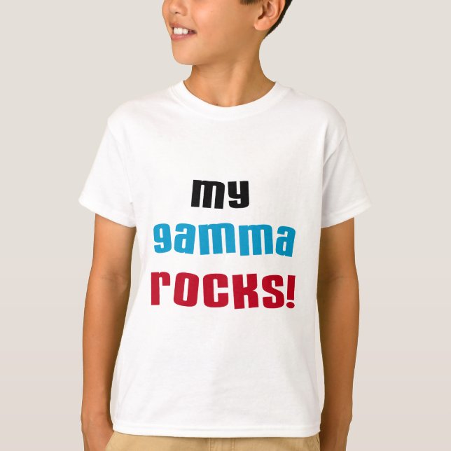 My Gamma Rocks T-shirts and Gifts (Front)