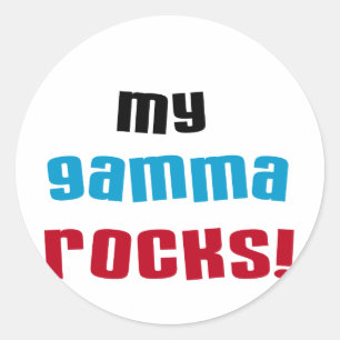 My Gamma Rocks T-shirts and Gifts Classic Round Sticker