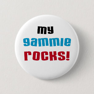 My Gammie Rocks T shirts and Gifts 6 Cm Round Badge