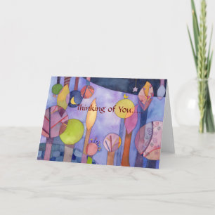 My Garden at Night: Thinking of You Card