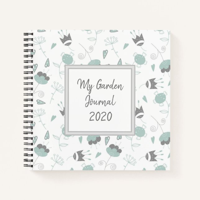 My Garden Journal Notebook (Front)