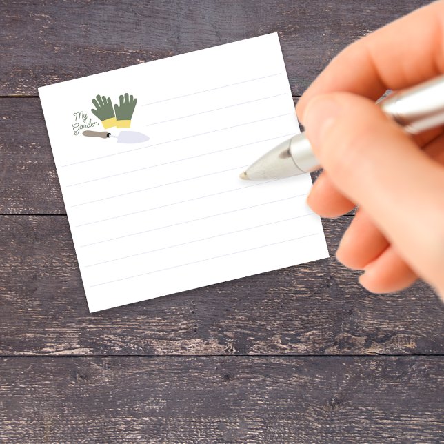 My Garden Lined Post-it Notes (Creator Uploaded)