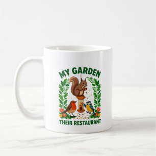 My Garden Their Restaurant Squirrel Mug