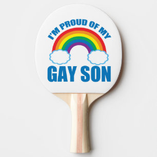 My Gay Son Ping Pong Paddle