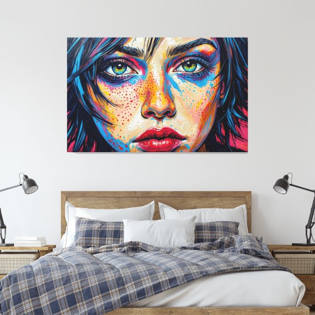 MY GENERATION 23 CANVAS PRINT (Insitu(Bedroom))