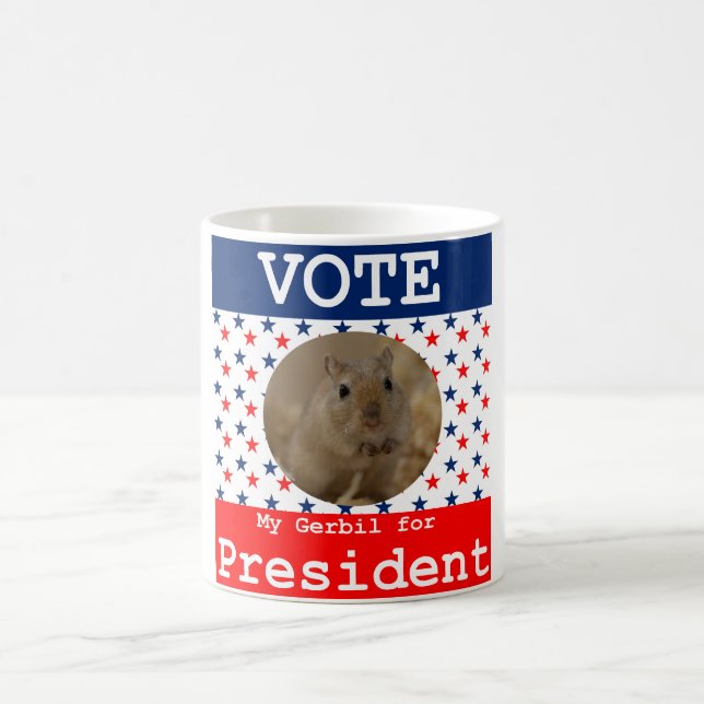 My Gerbil for President Mug (Center)