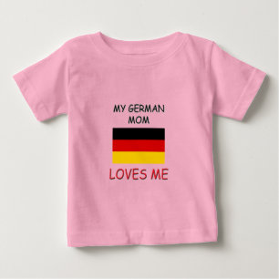 My German Mum Loves Me Baby T-Shirt