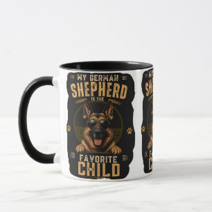 My German Shepherd Is The Favourite Child Mug