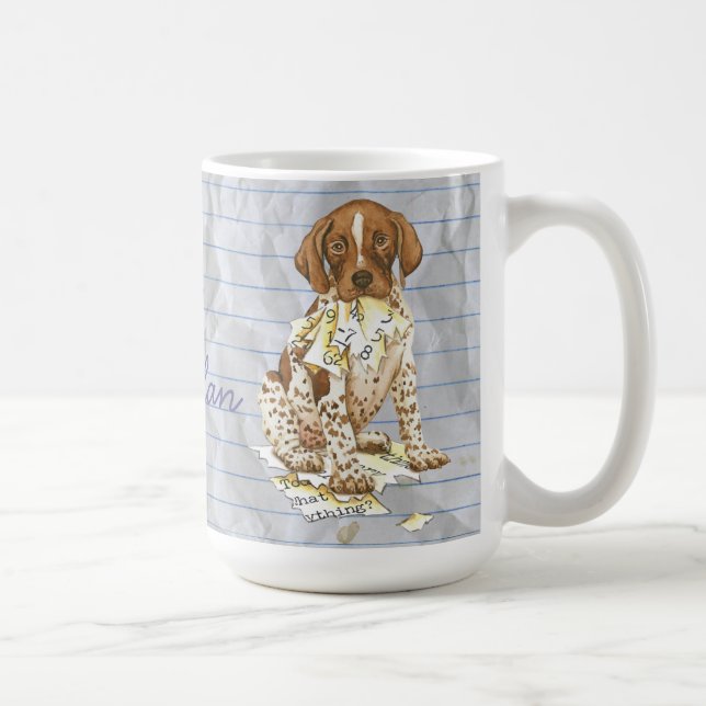 My German Shorthaired Pointer Ate my Lesson Plan Coffee Mug (Right)