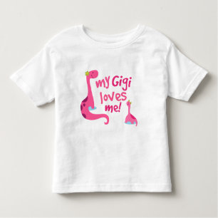 My Gigi Loves Me Dinosaur Toddler T-Shirt
