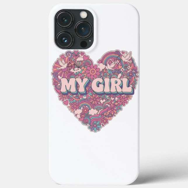 My girl cute iphone 13 pro max phone case (Back)