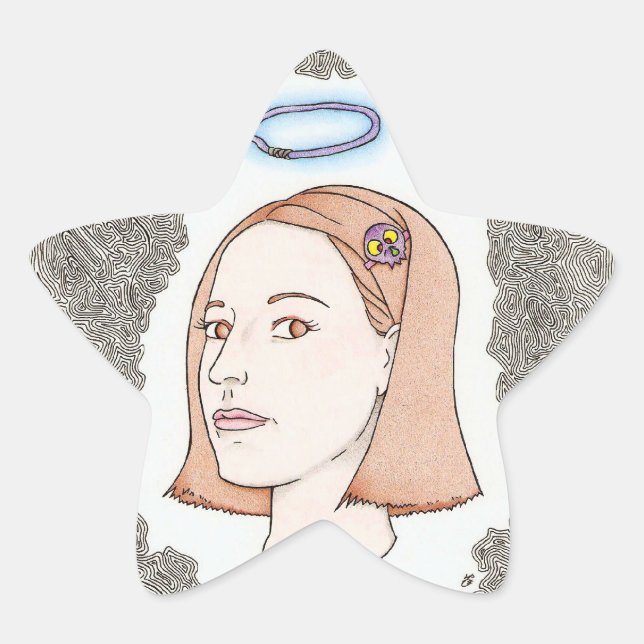 my girl star sticker (Front)