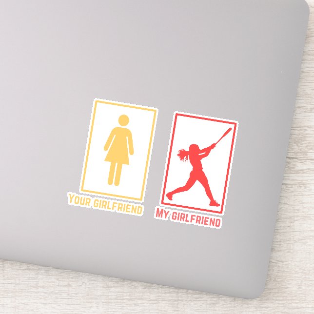 My girlfriend vs your girlfriend I Baseball (Detail)